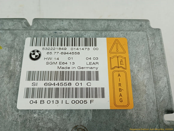 BMW 645CI Airbag Control Module