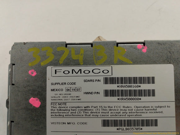 Land Rover LR3 Satellite Radio Receiver