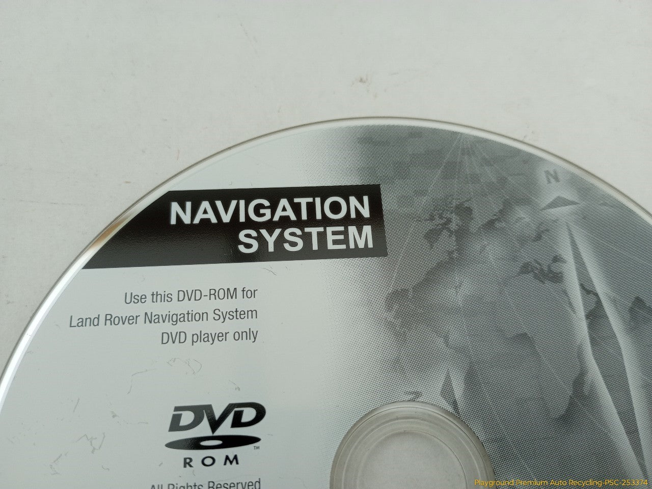 Land Rover LR3 Navigation System Disc