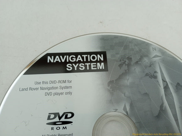 Land Rover LR3 Navigation System Disc