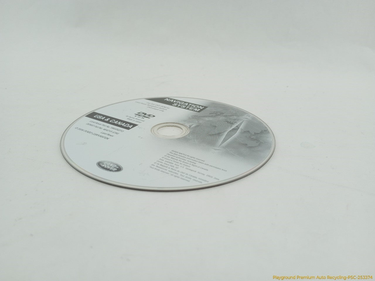 Land Rover LR3 Navigation System Disc