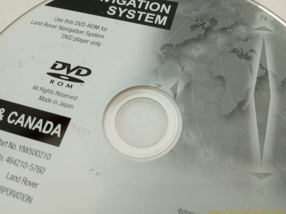 Land Rover LR3 Navigation System Disc