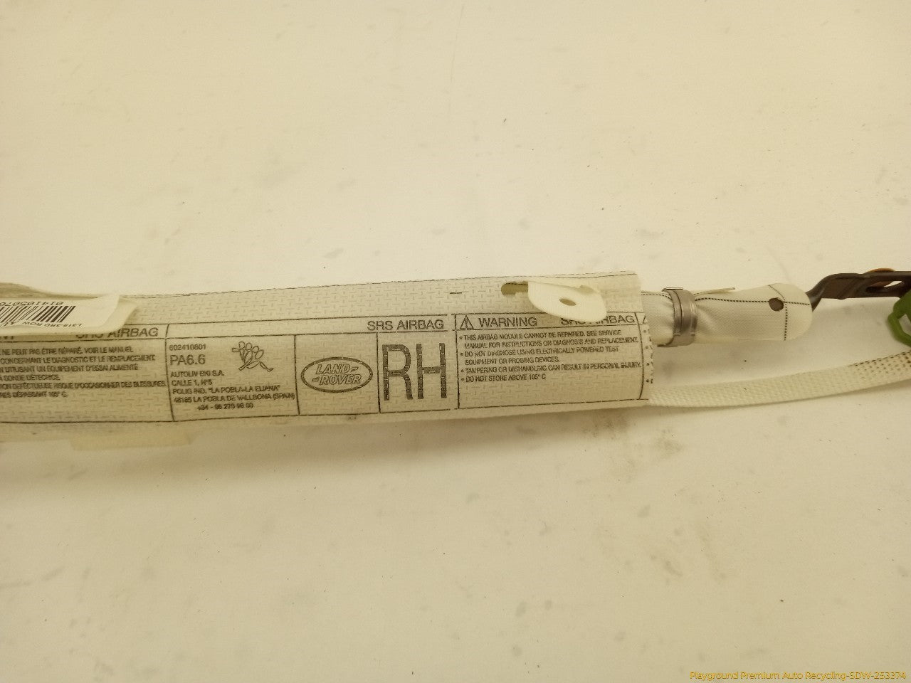 Land Rover LR3 Passenger Right Rear Side Curtain Airbag