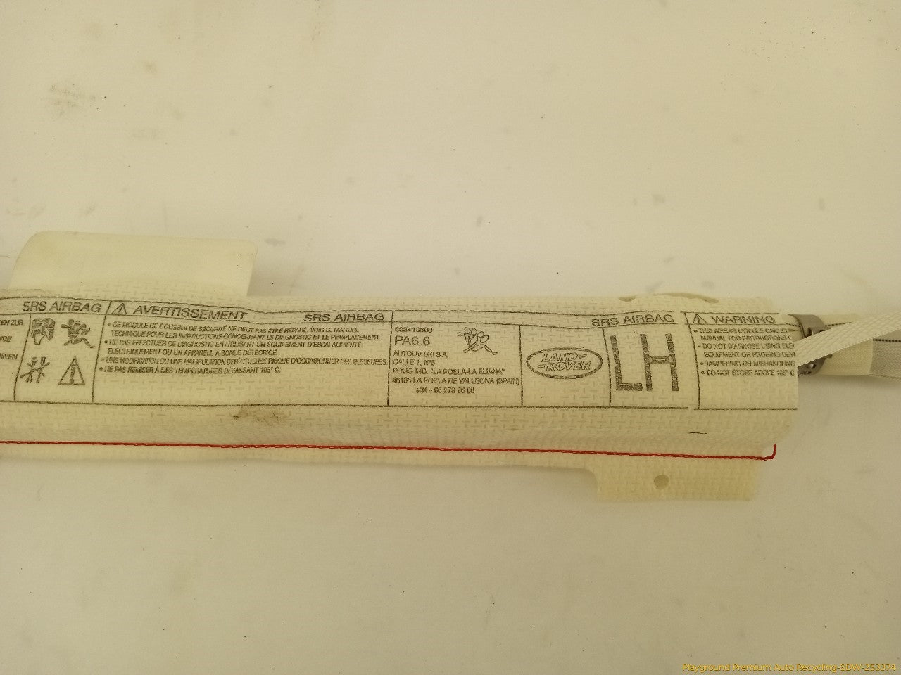 Land Rover LR3 Driver Left Rear Side Curtain Airbag
