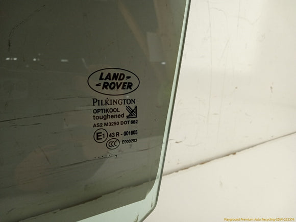 Land Rover LR3 Driver Left Front Door Window Glass
