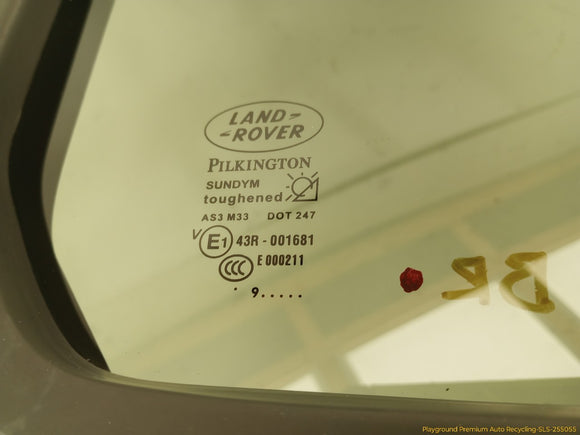 Land Rover LR4 Passenger Right Rear Door Vent Glass