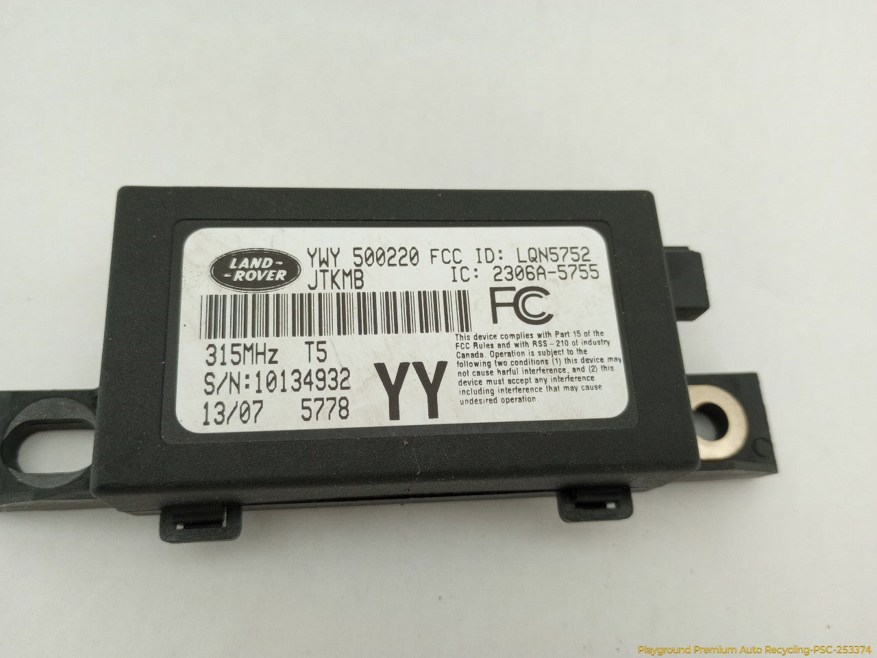 Land Rover LR3 Anti Theft Keyless Entry Module