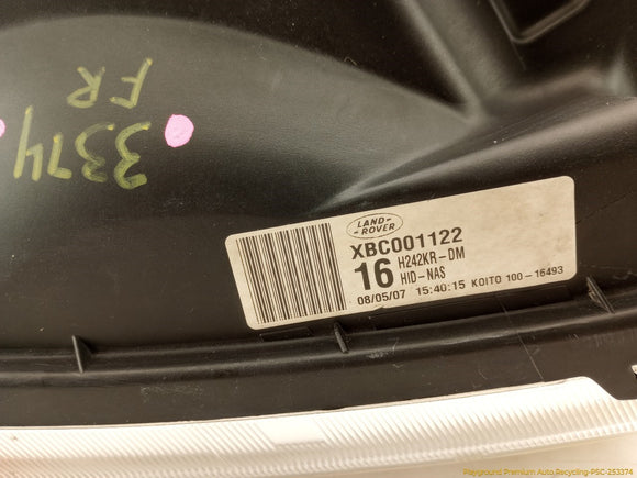 Land Rover LR3 Passenger Right Head Light