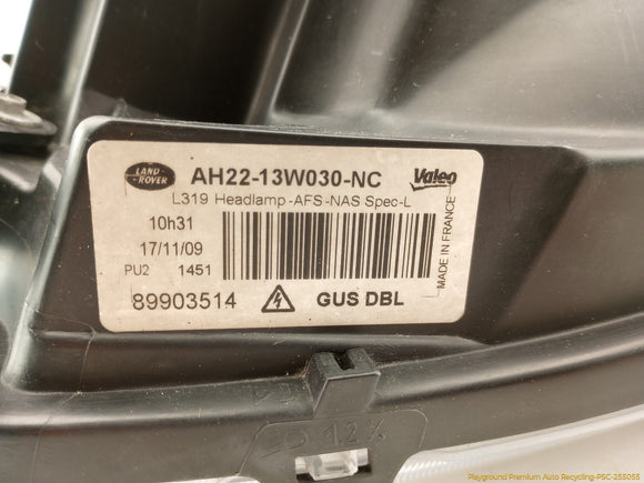 Land Rover LR4 Driver Left Head Light