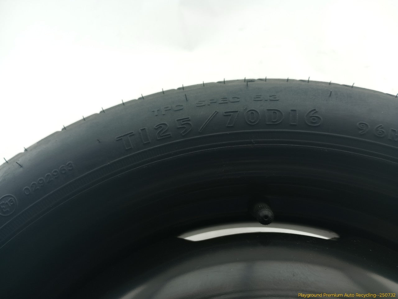 Toyota Celica Compact Spare Tire