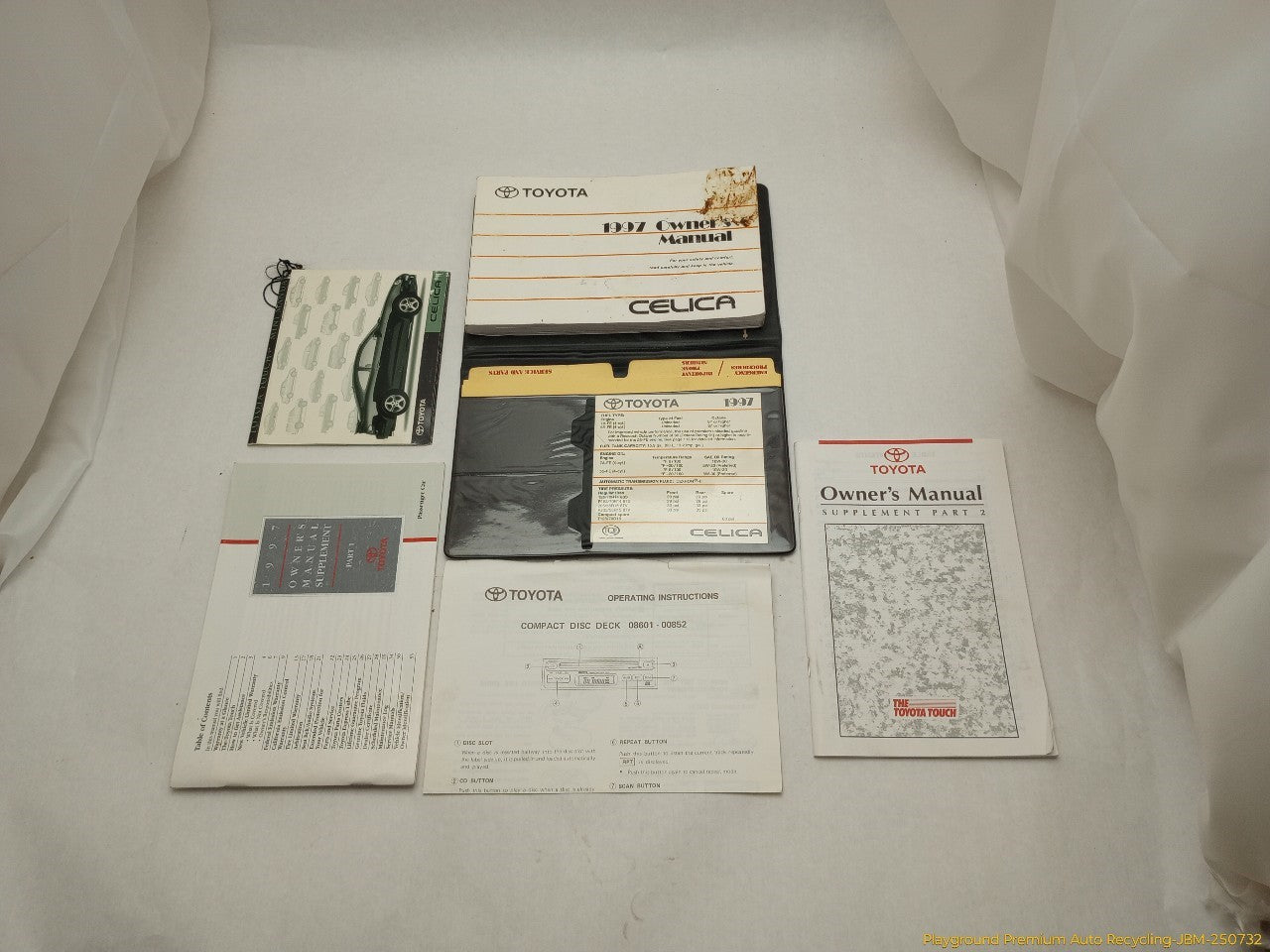 Toyota Celica Owners Manual Booklet