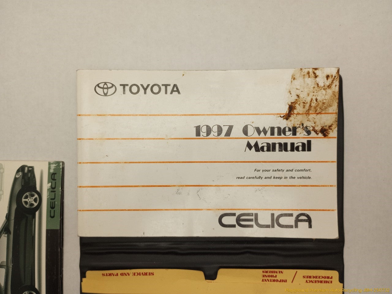 Toyota Celica Owners Manual Booklet