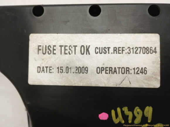 Volvo C30 Engine Fuse Box