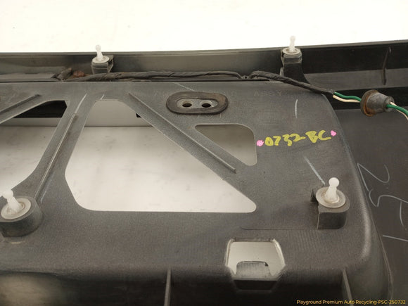 Toyota Celica Rear Trunk License Plate Holder Panel
