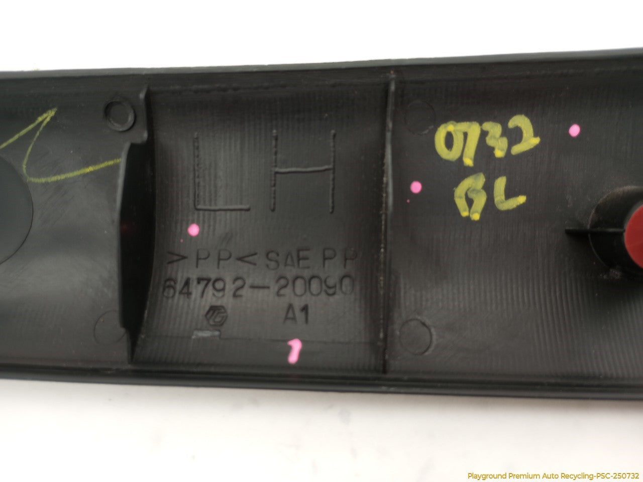Toyota Celica Set Of 3 Hatch Glass Side Trim