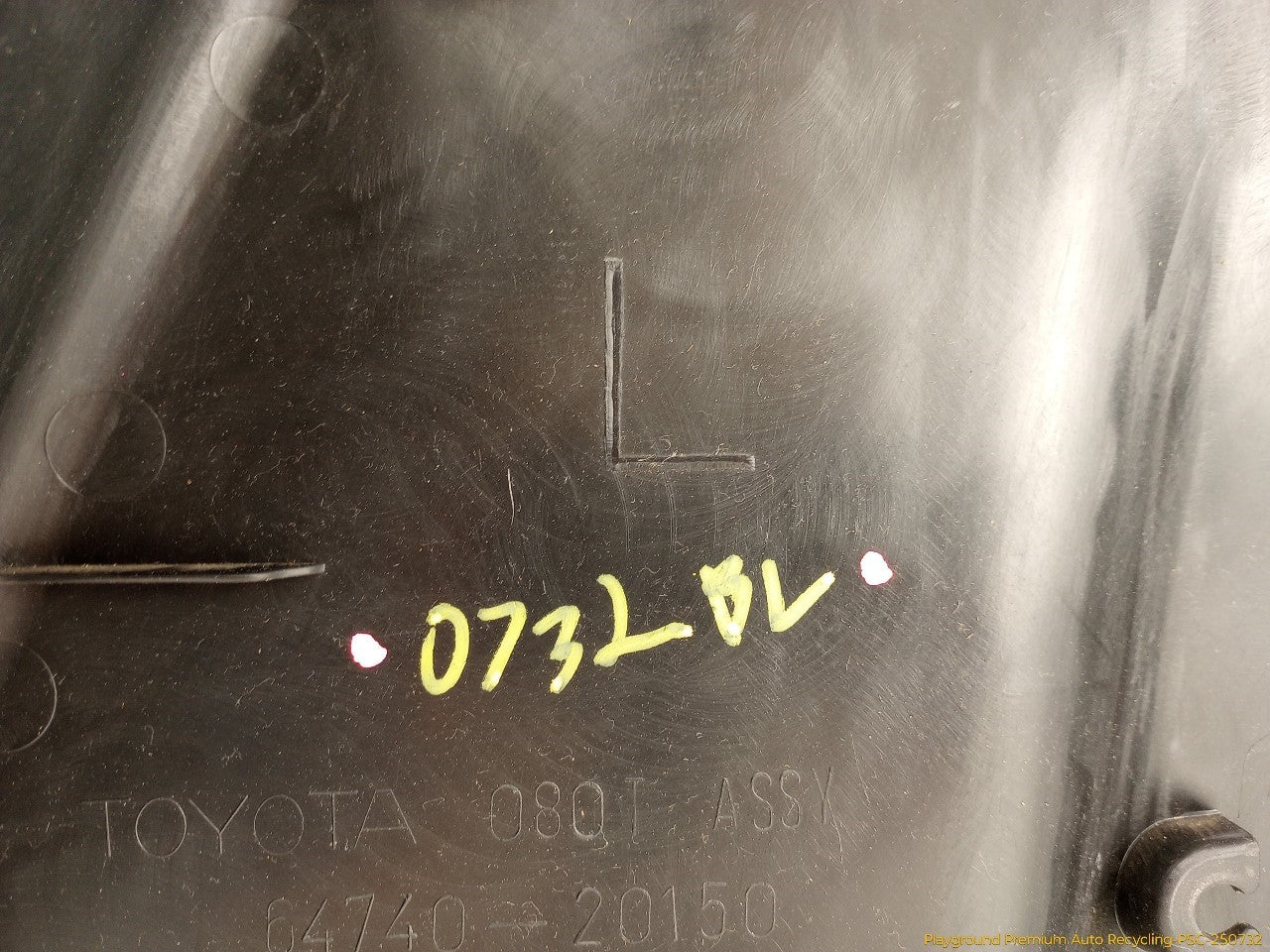 Toyota Celica Driver Left Rear Trunk Side Trim