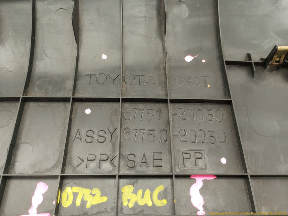 Toyota Celica Rear Hatch Trim Panel
