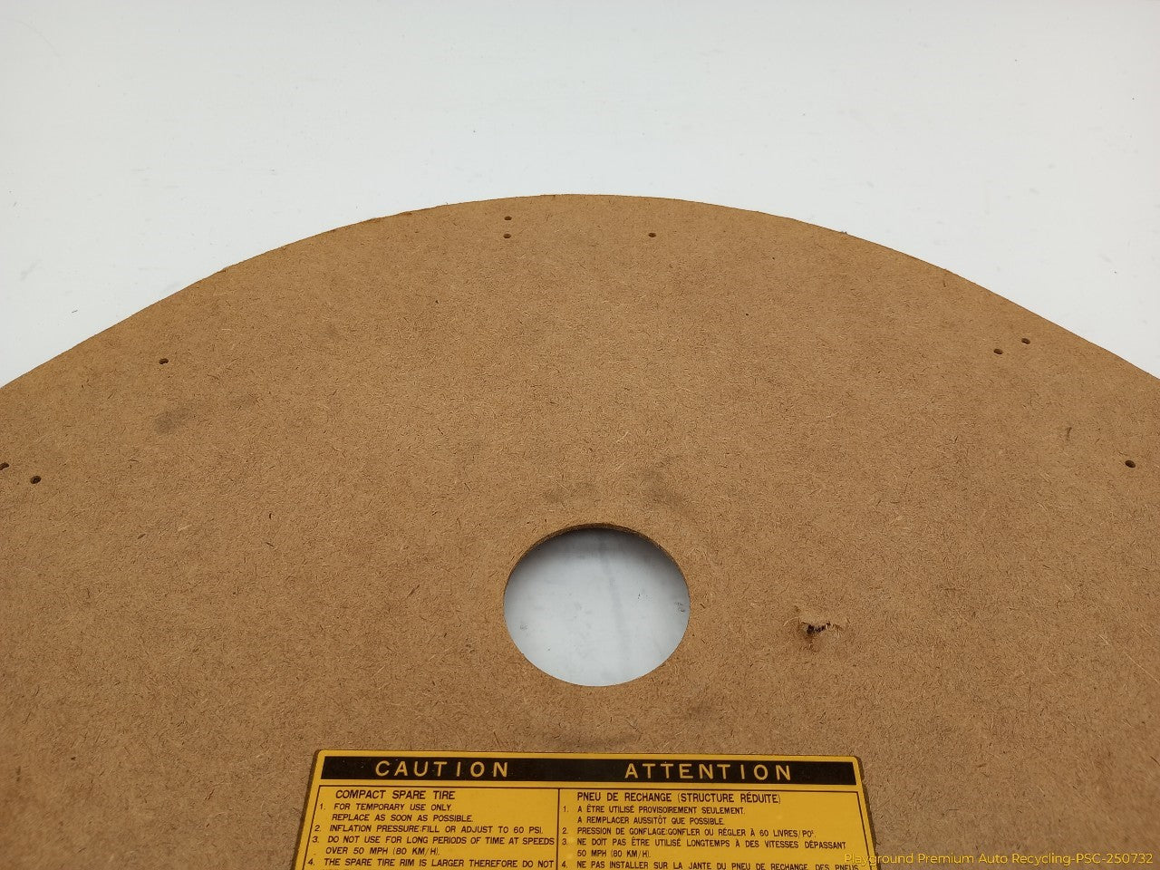 Toyota Celica Spare Wheel Board Cover