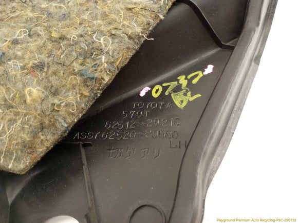 Toyota Celica Driver Left Rear Quarter Trim Panel