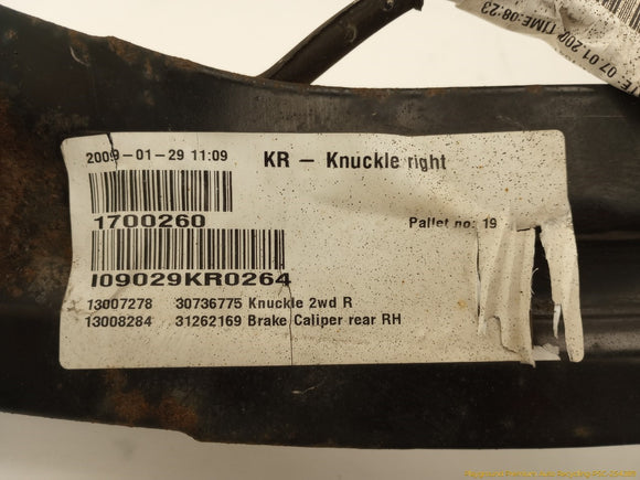 Volvo C30 Passenger Right Rear Spindle Knuckle Hub