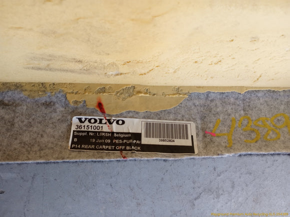 Volvo C30 Rear Floor Carpet