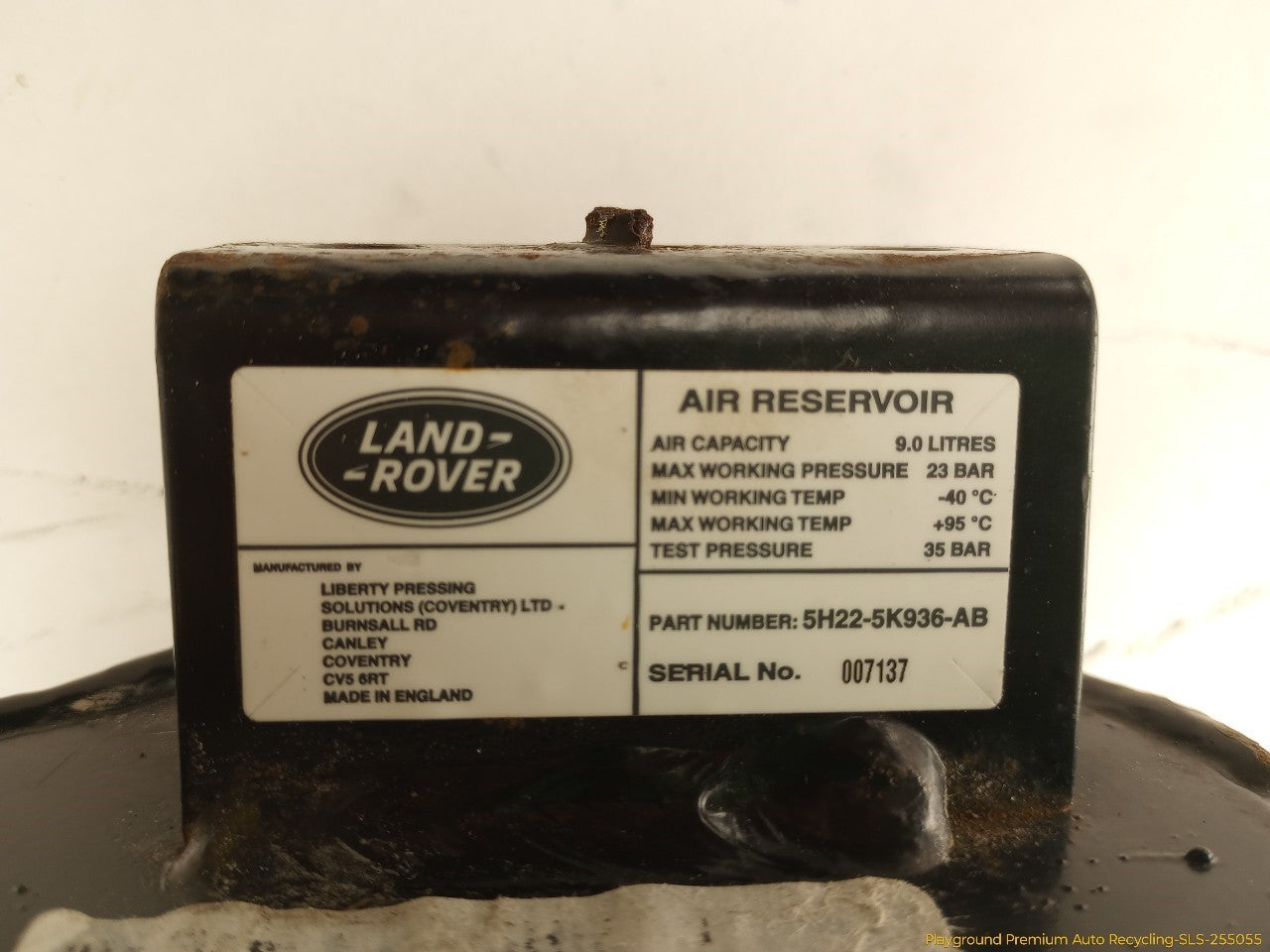 Land Rover LR4 Air Suspension Reservoir