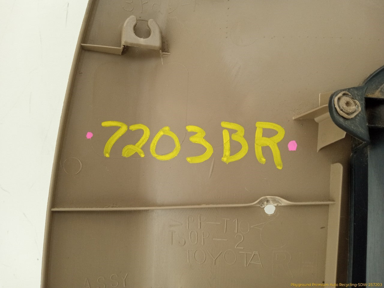 Toyota 4Runner Passenger Right Rear Quarter Trim