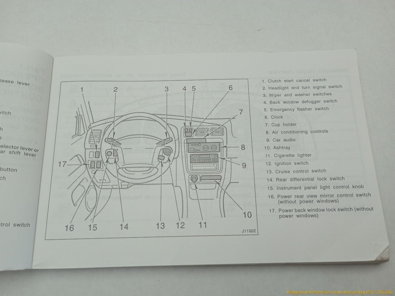 Toyota 4Runner Owners Manual Booklet