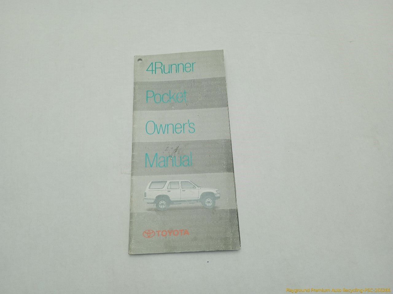 Toyota 4Runner Owners Manual Booklet