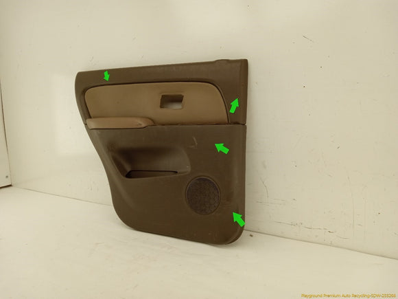 Toyota 4Runner Driver Left Rear Door Trim