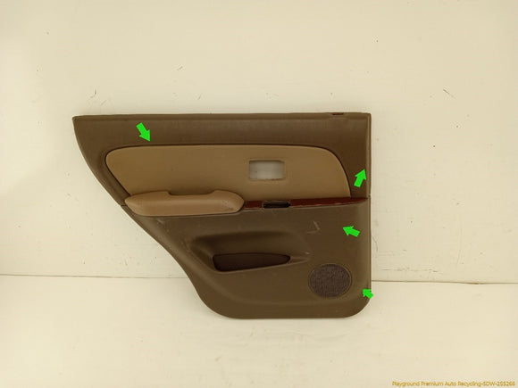 Toyota 4Runner Driver Left Rear Door Trim