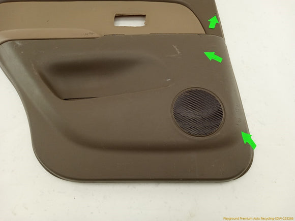 Toyota 4Runner Driver Left Rear Door Trim