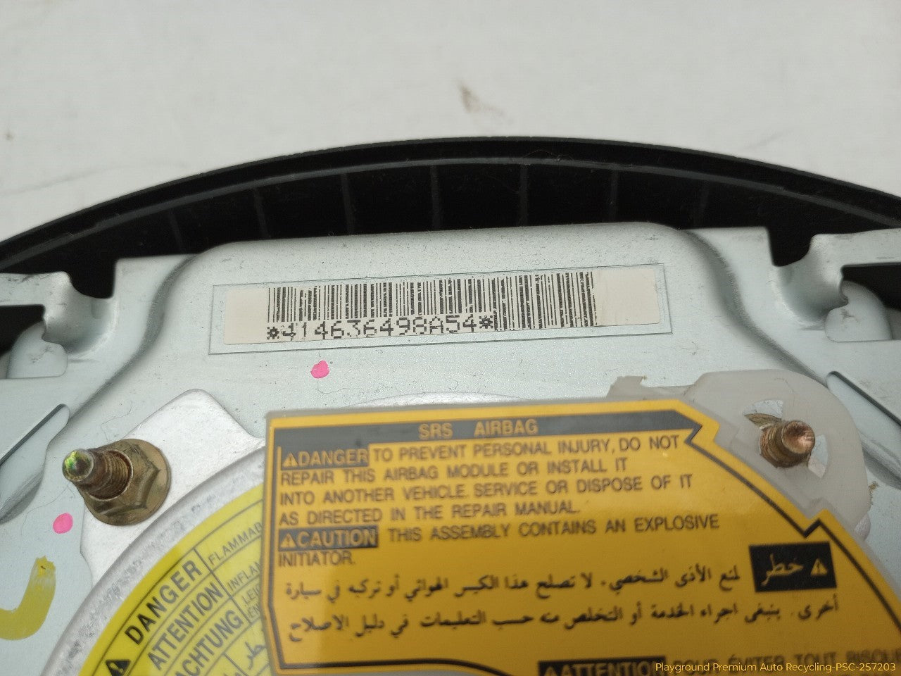Toyota 4Runner Steering Wheel Airbag