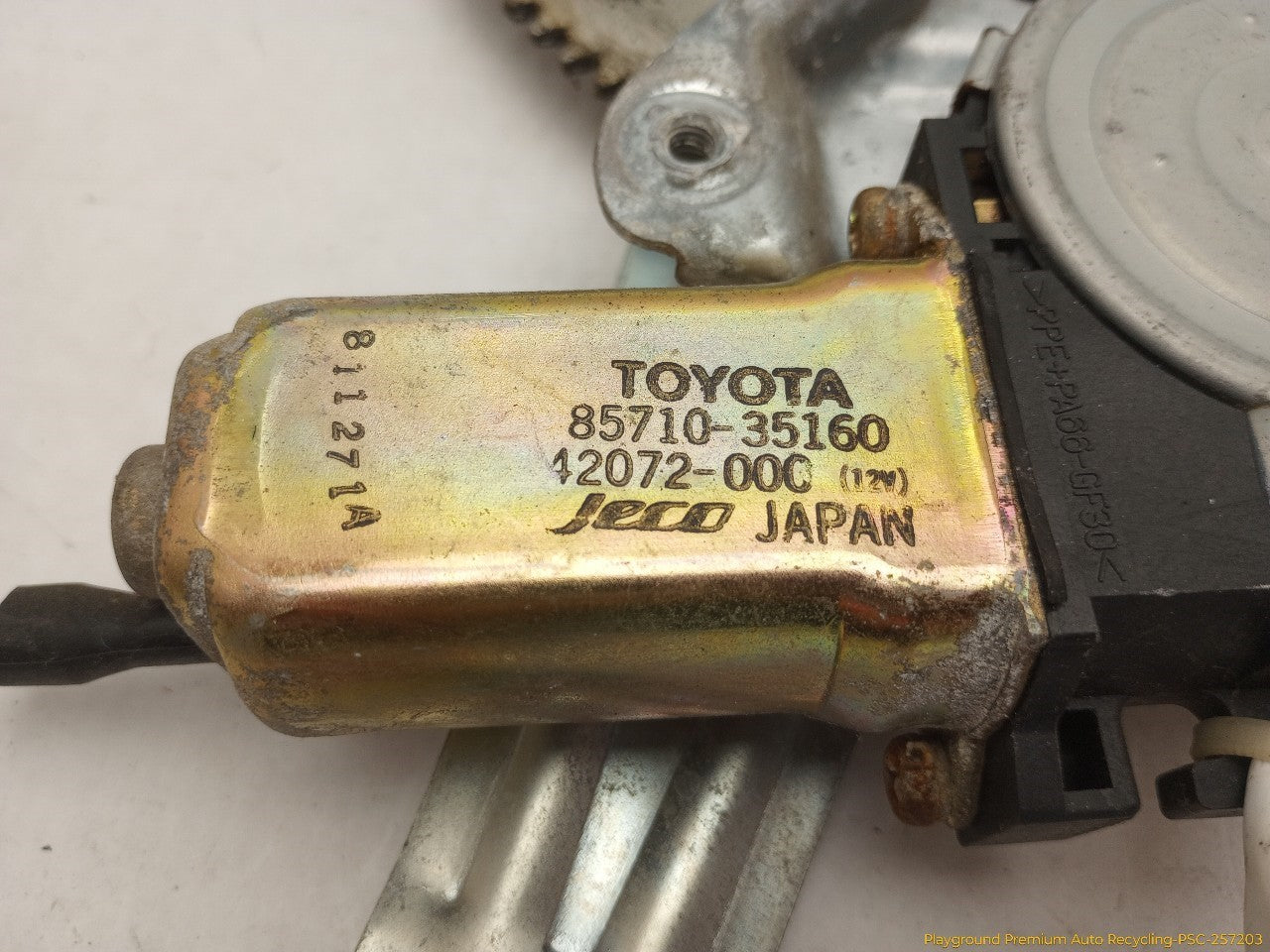 Toyota 4Runner Passenger Right Rear Door Window Regulator