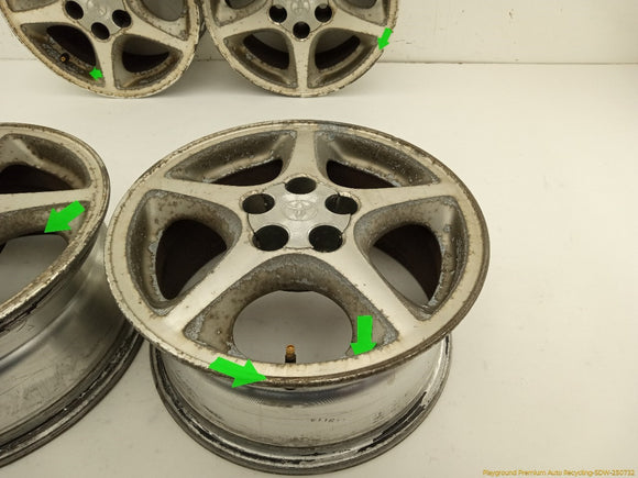 Toyota Celica Set Of 4 Alloy Wheels 5 Spoke
