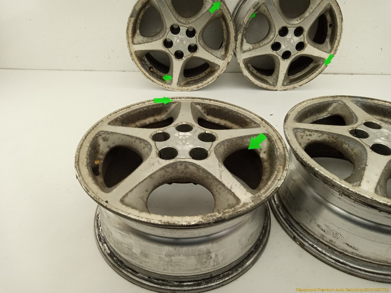 Toyota Celica Set Of 4 Alloy Wheels 5 Spoke