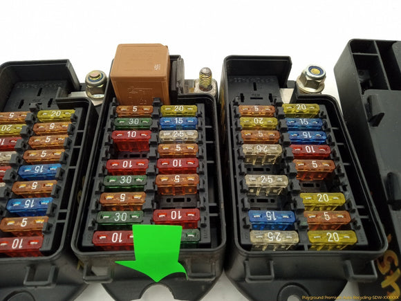 Jaguar XJ8L Set Of 4 Fuse Boxes Front And Rear