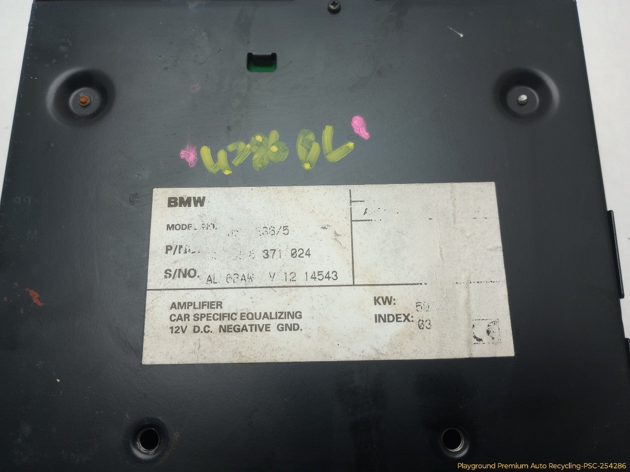 BMW 318ti Radio Audio Amplifier