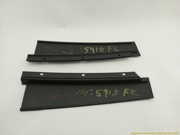 Fiat 500 Pair Of Center Exterior B Pillar Post Trim