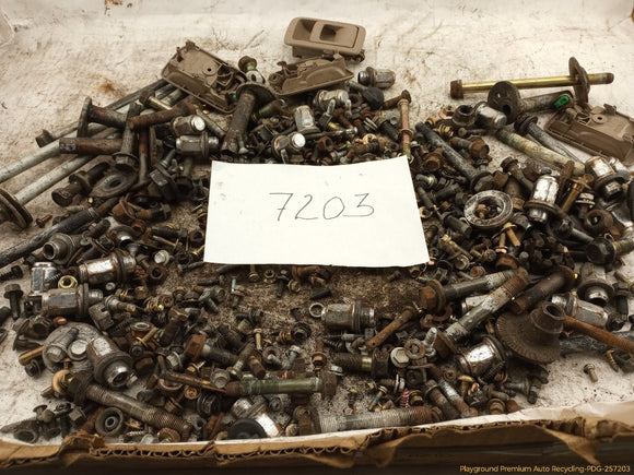 Toyota 4Runner Dismantling Hardware Fasteners Bolts & Nuts