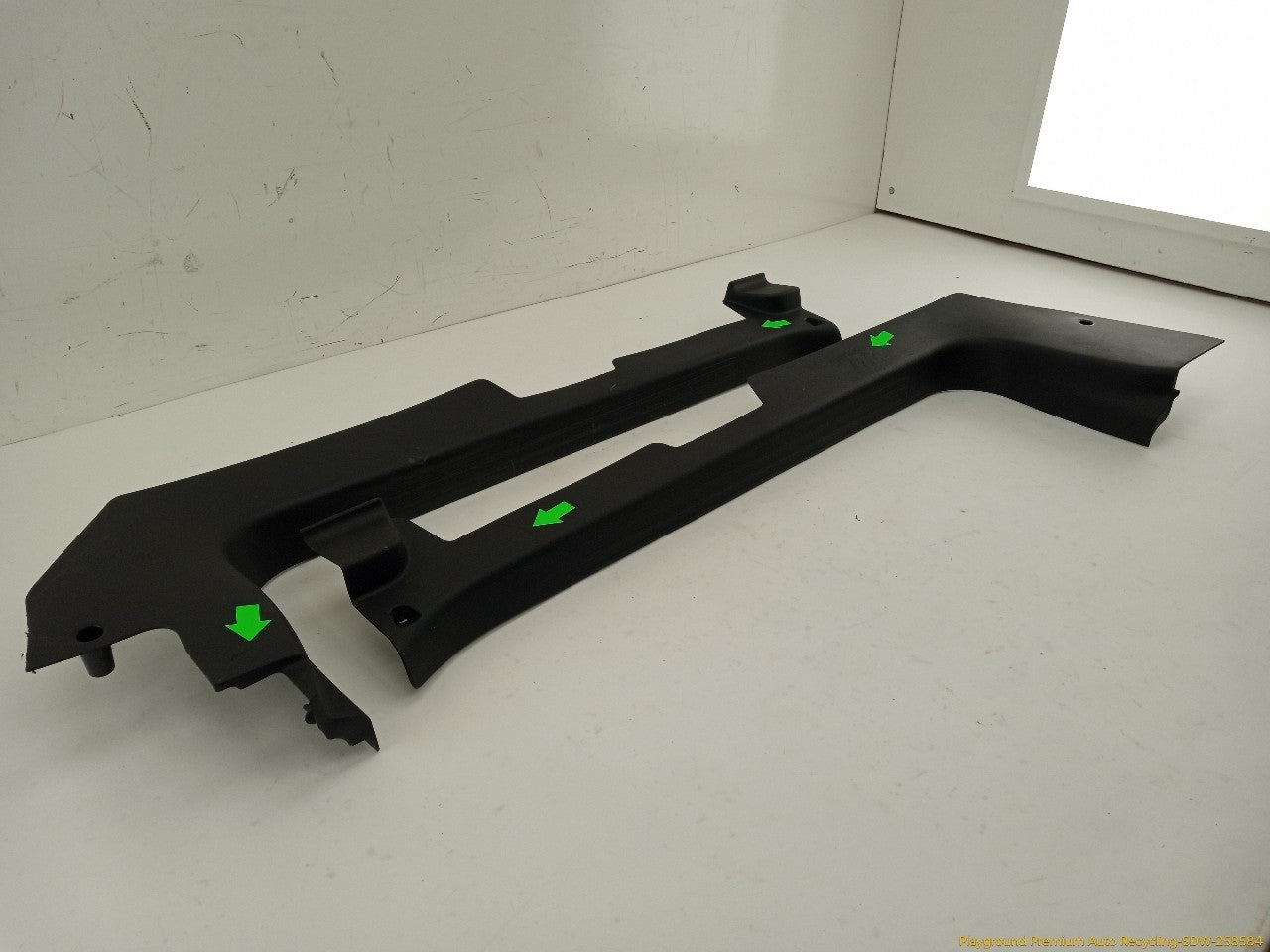 Fiat 500 Pair Of Front Door Sill Scuff Plate Trim