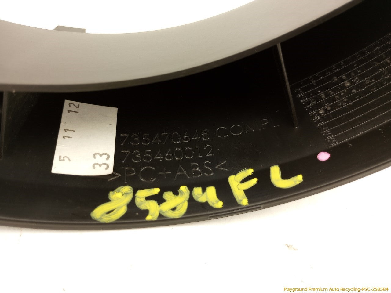 Fiat 500 Instrument Cluster Bezel Trim