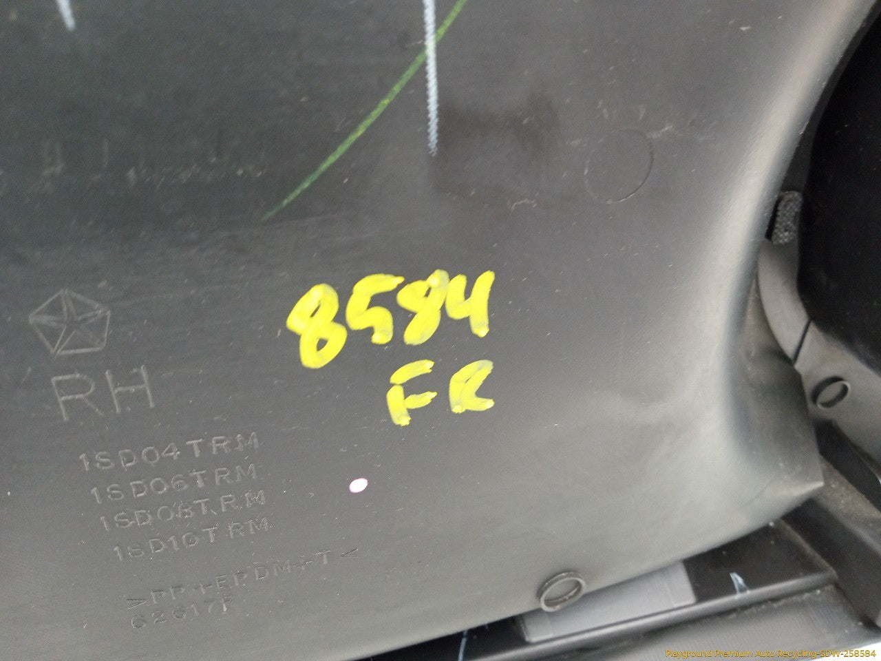 Fiat 500 Passenger Right Front Door Trim