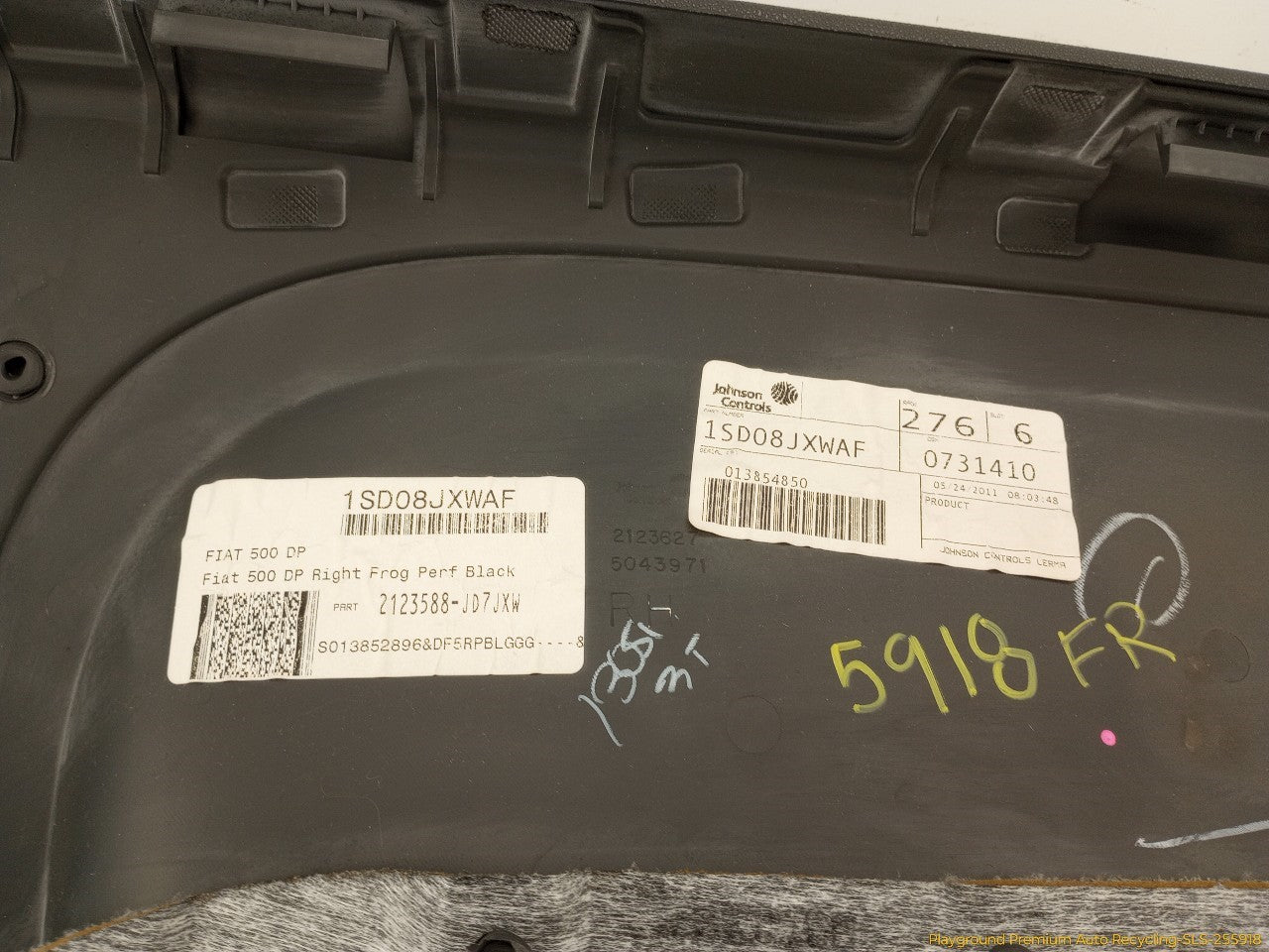Fiat 500 Passenger Right Front Door Trim