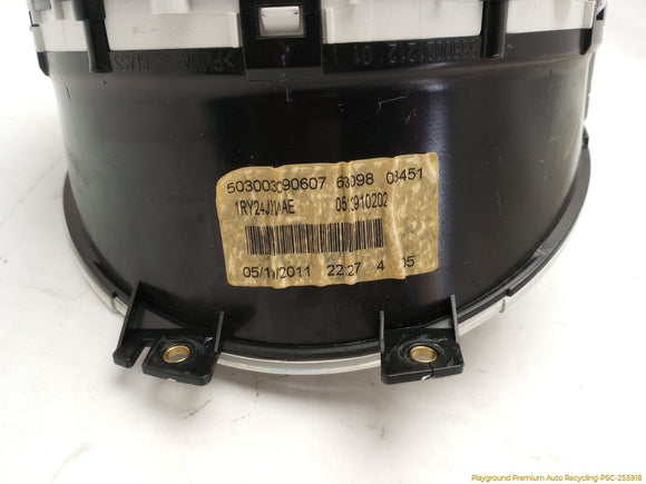 Fiat 500 Instrument Cluster Speedometer