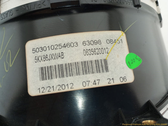 Fiat 500 Instrument Cluster Speedometer