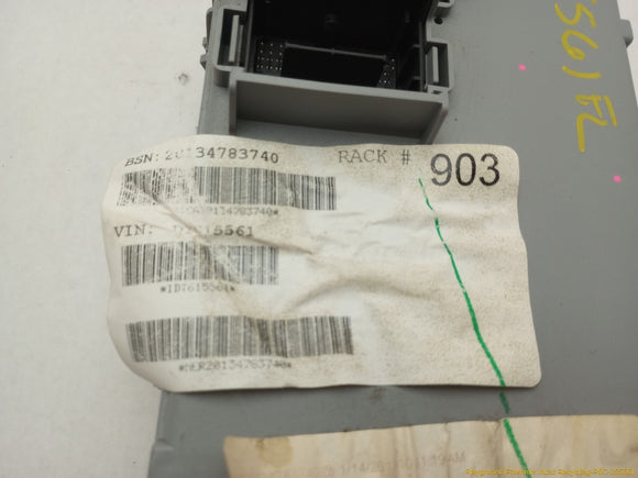 Fiat 500 Body Control Module Fuse Box