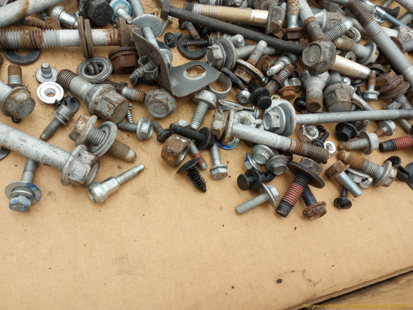 Fiat 500 Dismantling Hardware Fasteners Bolts Nuts