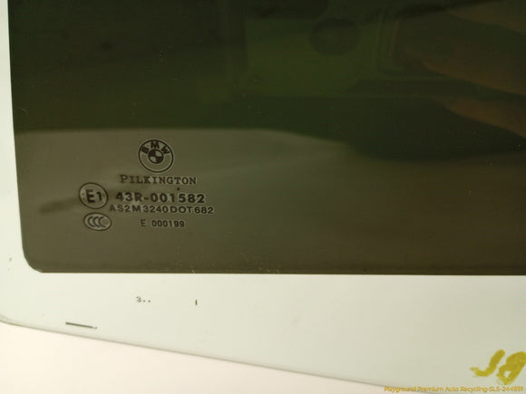 BMW 330XI Driver Left Rear Door Window Glass