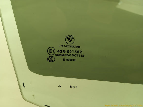 BMW 330XI Passenger Right Front Door Window Glass